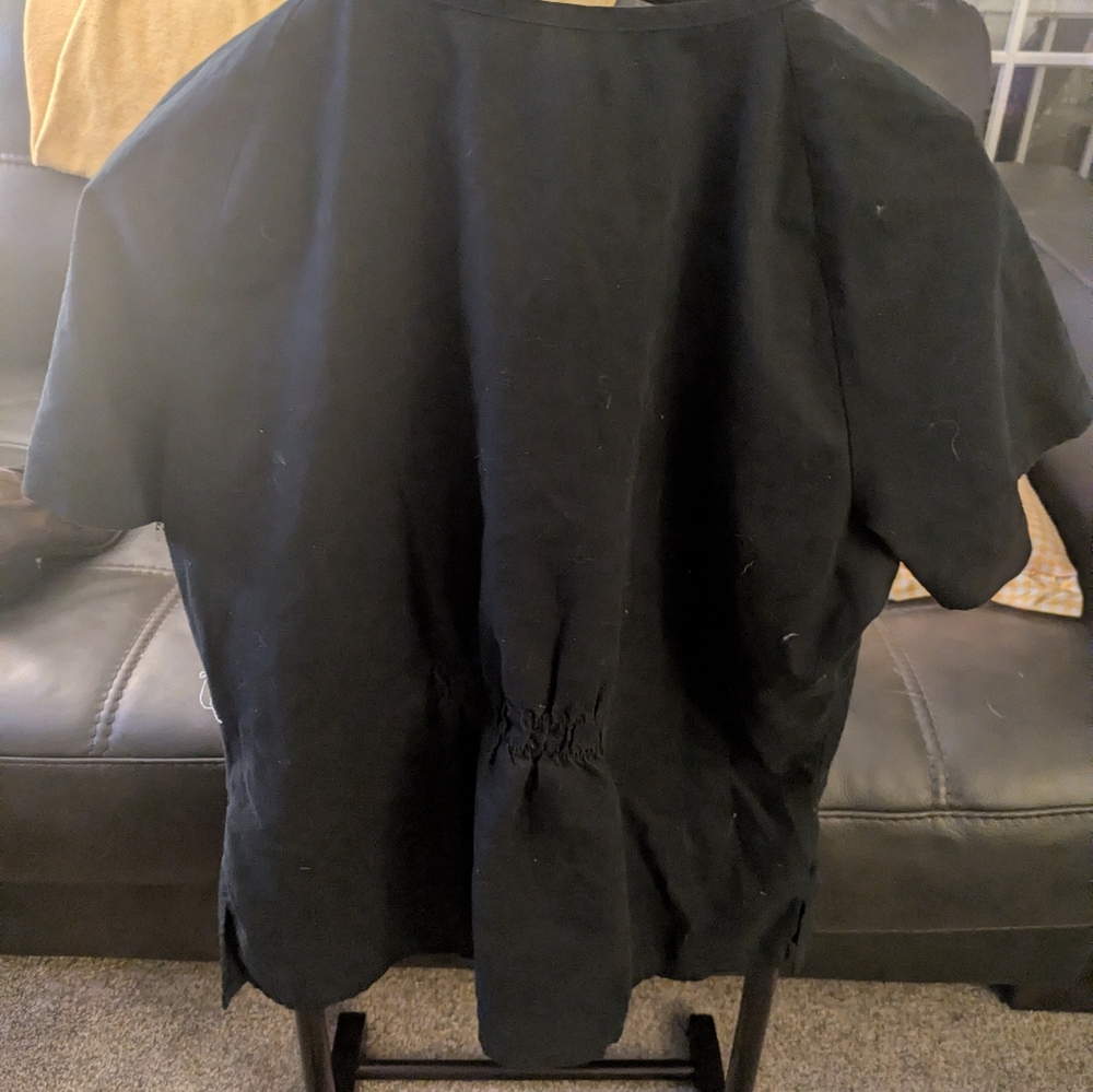 Black Scrub Top